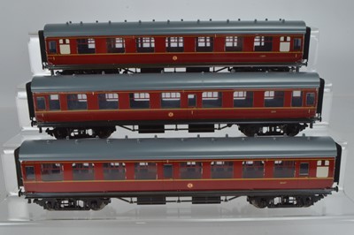 Lot 611 - ACE Trains Modern issue O Gauge C/13 BR Mark 1 MR Coaches (3)