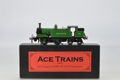 Lot 615 - Ace modern issue 0 Gauge E/24 0-4-4 Tank Loco SR lined green class M7 No.104