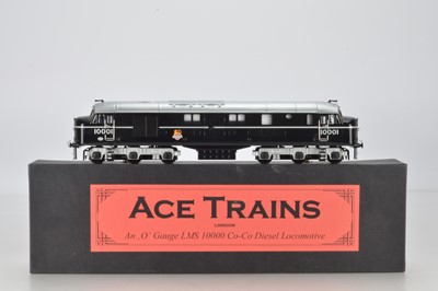 Lot 617 - Ace modern issue 0 Gauge E/39 LMS Diesel Loco BR black No 10001
