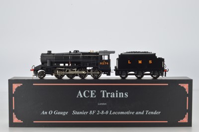Lot 620 - Ace Trains Issue O Gauge, E/38 LMS 8F Loco and Tender, No 8274