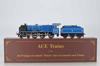 Lot 638 - ACE Trains Modern Issue O Gauge, E/42 4-6-0 Loco and Tender LMS 'Patriot class, pre BR Gloss lined Blue 'LADY GODIVA', No 45519