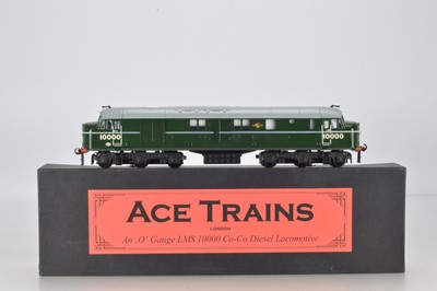 Lot 643 - ACE trains O Gauge E/39 Post 56 BR Green with Eggshell waist band and grey roof, CO-CO Diesel locomotive