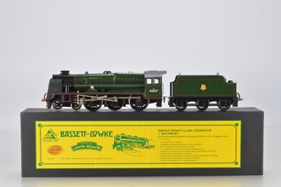 Lot 648 - Corgi  / Bassett Lowke Modern issue O Gauge, 99017 4-6-0 loco and tender, Rebuilt Patriot Class, BRb Green, No 45527 ' Southport', No 24 to inside of Cab