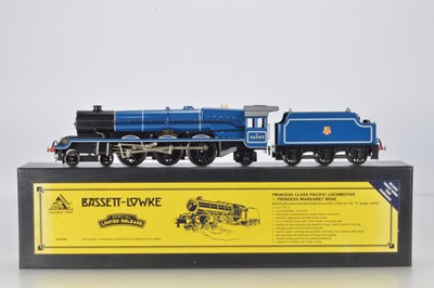 Lot 649 - Corgi / Bassett Lowke Modern issue O Gauge, 99008, 4-6-2 loco and tender LMS 'Princess Royal Class', Br Blue, No 46203, 'Princess Margaret Rose', No 58 to inside of Cab