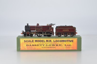 Lot 652 - Steam Age models of Abingdon Road O Gauge, 4-4-0 Loco and Tender, Midland Railway, No 1000