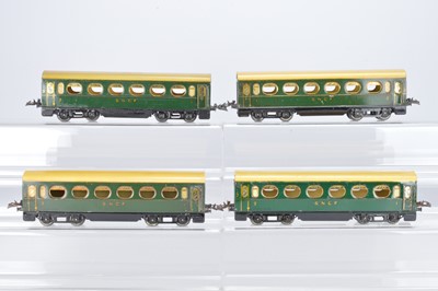 Lot 660 - French Hornby O Gauge 1st & 2nd Coaches SNCF passenger coaches (4)