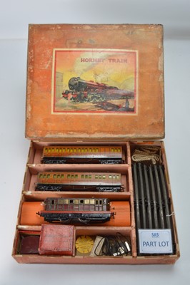 Lot 669 - Hornby O Gauge boxed 3 Rail Electric TS436 Metropolitan Train set