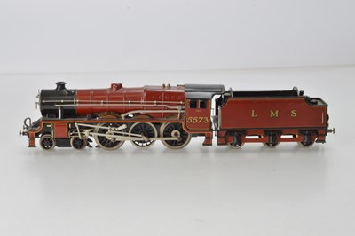Lot 754 - Marklin for Bassett Lowke, O Gauge 4-6-0 Locomotive and Tender, LMS Jubilee Class, 'Newfoundland, No 5573