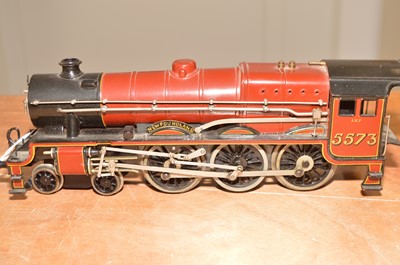 Lot 754 - Marklin for Bassett Lowke, O Gauge 4-6-0 Locomotive and Tender, LMS Jubilee Class, 'Newfoundland, No 5573