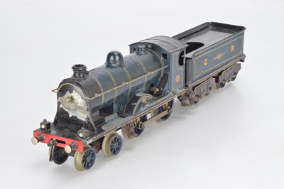 Lot 872 - Bassett Lowke O Gauge 4-4-0 Blue lined Canadian Railway, No 142