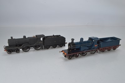 Lot 914 - A kit  / scratch / commercially made 4-4-0 Locomotive and tender, LMS Compound, No 674 together with a 4-4-0 Locomotive and tender, No 926, with PJO 2011 to underside of frame (2)