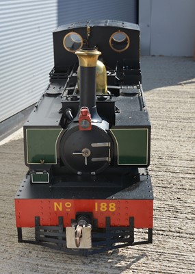 Lot 1052 - A professionally-built and painted 3 1/2 inch gauge Lynton and Barnstaple Railway narrow gauge 2-6-2 tank locomotive