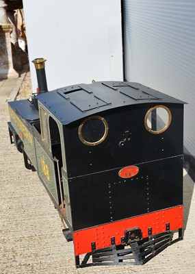 Lot 1052 - A professionally-built and painted 3 1/2 inch gauge Lynton and Barnstaple Railway narrow gauge 2-6-2 tank locomotive