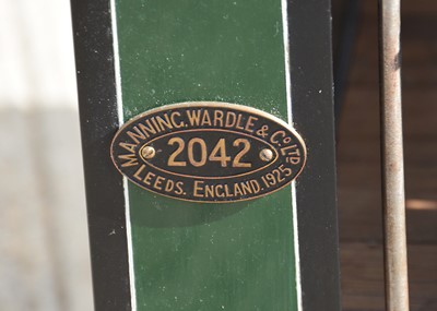 Lot 1052 - A professionally-built and painted 3 1/2 inch gauge Lynton and Barnstaple Railway narrow gauge 2-6-2 tank locomotive
