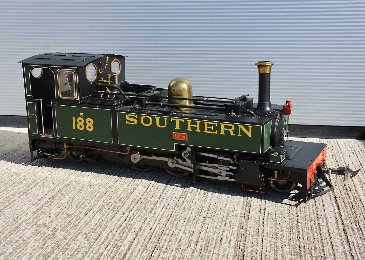 Lot 1052 - A professionally-built and painted 3 1/2 inch gauge Lynton and Barnstaple Railway narrow gauge 2-6-2 tank locomotive