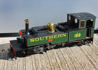 Lot 1052 - A professionally-built and painted 3 1/2 inch gauge Lynton and Barnstaple Railway narrow gauge 2-6-2 tank locomotive