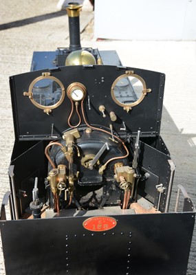 Lot 1052 - A professionally-built and painted 3 1/2 inch gauge Lynton and Barnstaple Railway narrow gauge 2-6-2 tank locomotive