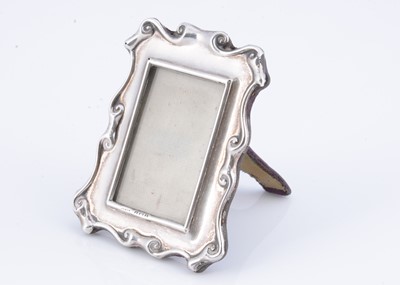 Lot 24 - A Victorian silver photograph frame