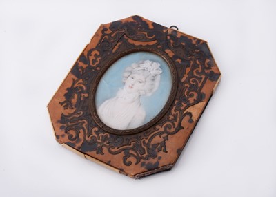 Lot 114 - A 19th century portrait miniature of Lady Henrietta Duncannon on ivory