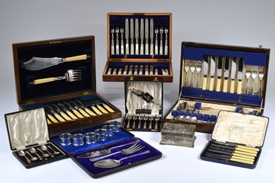 Lot 380 - A collection of silver plate and other items
