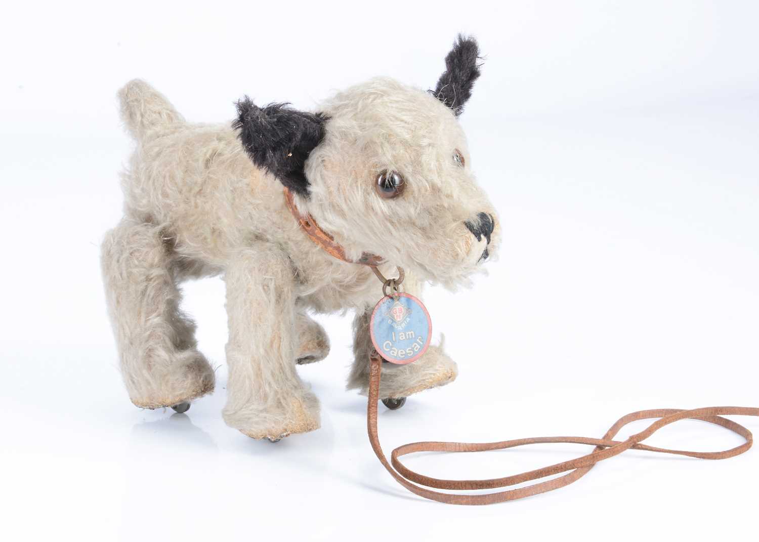 Lot 85 - A rare Bing Tripple-Trappel walking Caesar dog, circa 1912