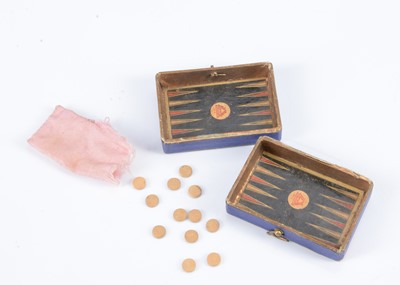 Lot 291 - A French fashion doll’s Jeu de L’Oie (Game of the Goose)