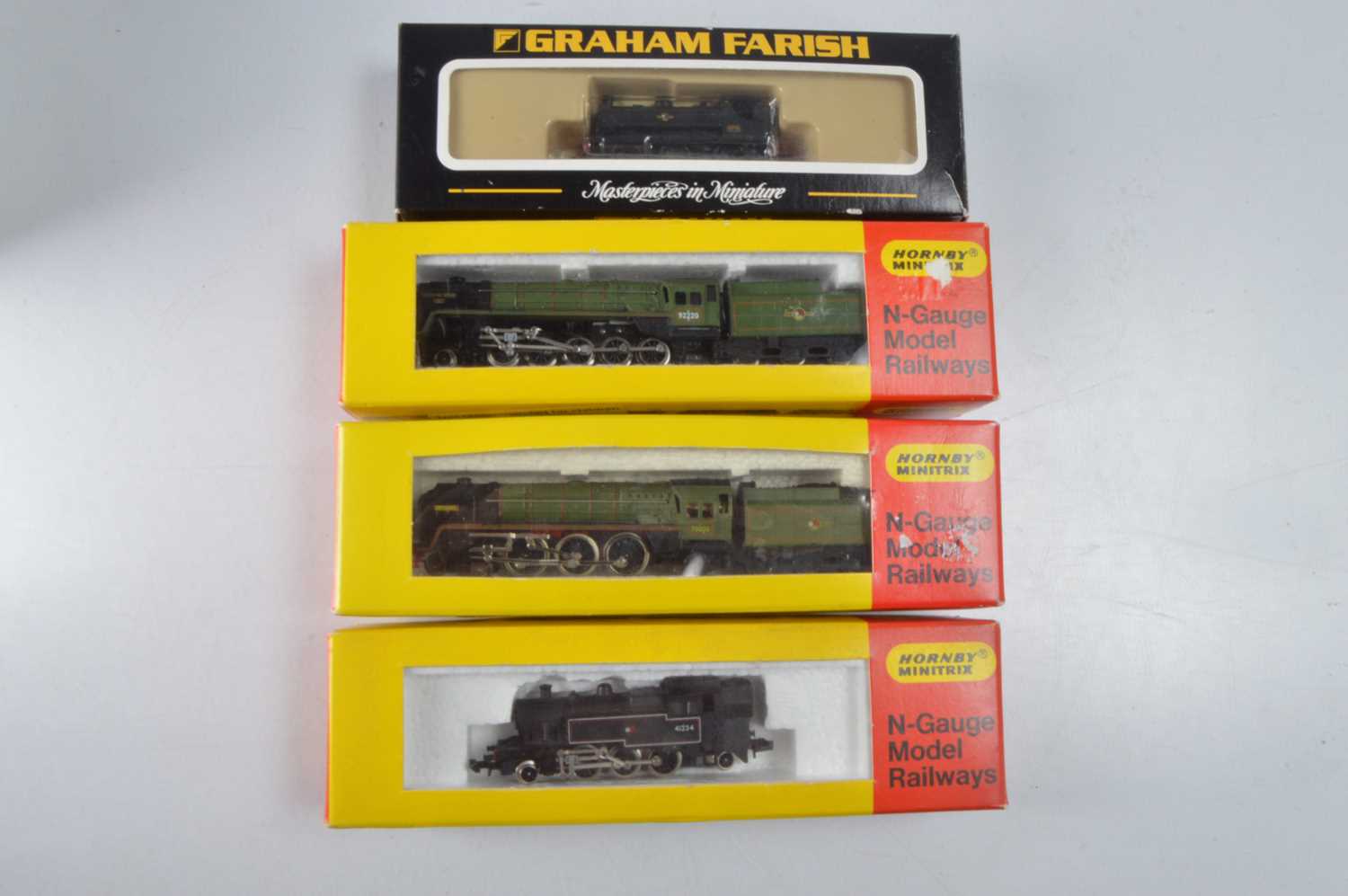 Lot 28 - N Gauge BR Steam Locomotives (4)