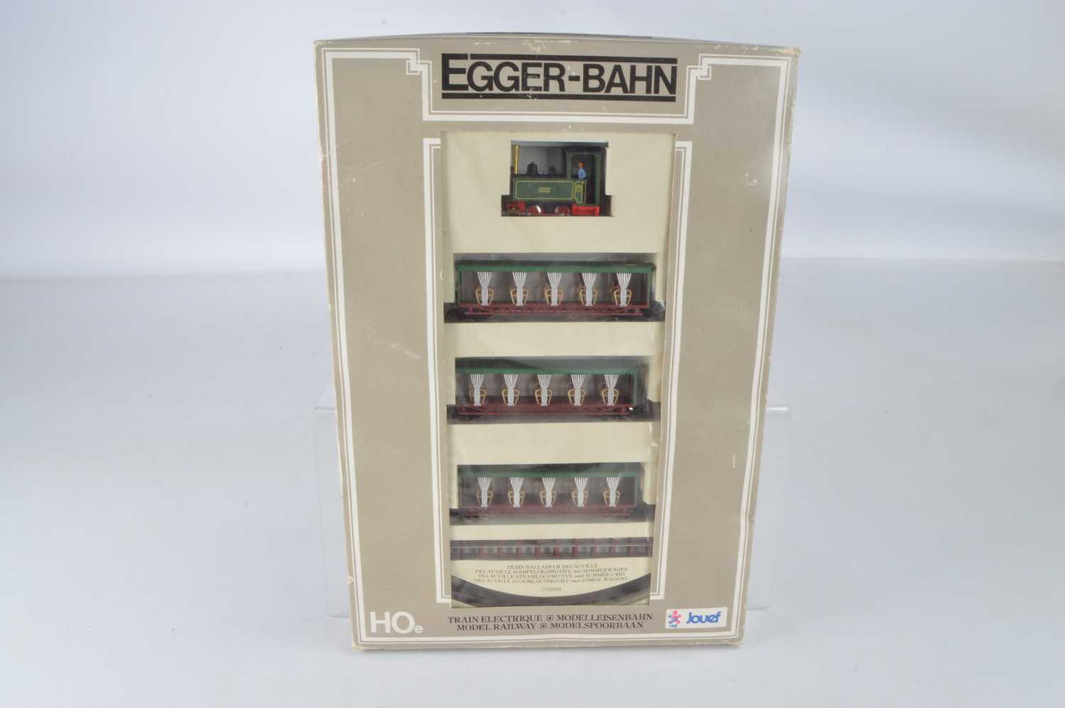 Lot 50 - Egger-Bahn H0e Decauville Steam Locomotive Passenger Train Pack