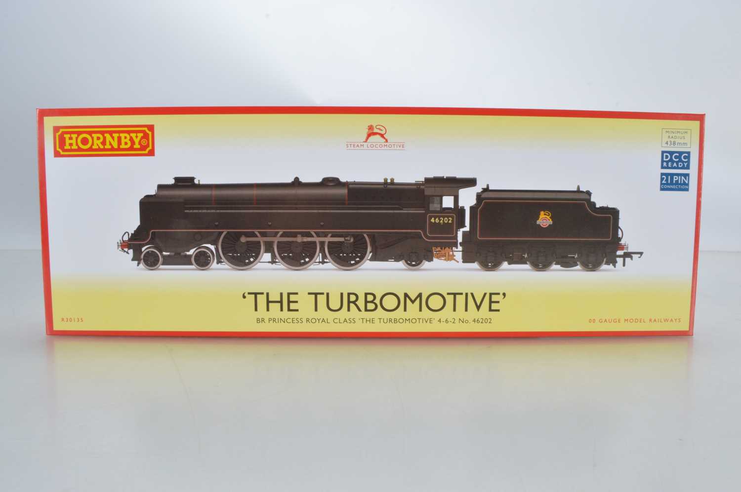 Lot 63 - Hornby (China) boxed 00 Gauge R30135 BR black Princess Royal Class 46202 'The Turbomotive' Locomotive and Tender