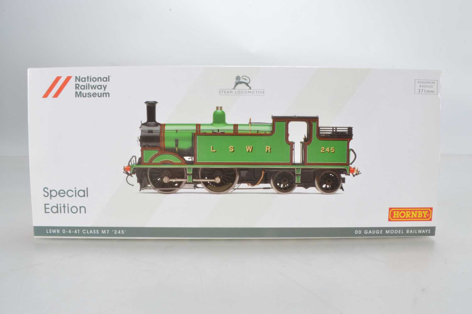 Lot 71 - Hornby (China) boxed 00 Gauge R3204 LSWR lined green Class M7 No. 245 Locomotive and Tender