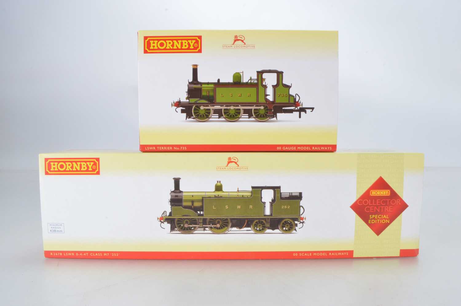 Lot 72 - Two Hornby (China) boxed 00 Gauge LSWR green Tank Engines (2)