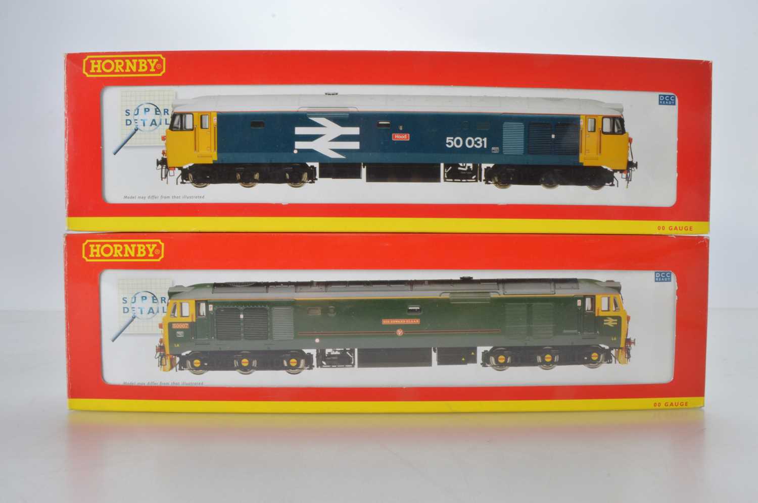 Lot 84 - Pair of Hornby (China) boxed 00 Gauge Class 50 Diesel Locomotives (2)