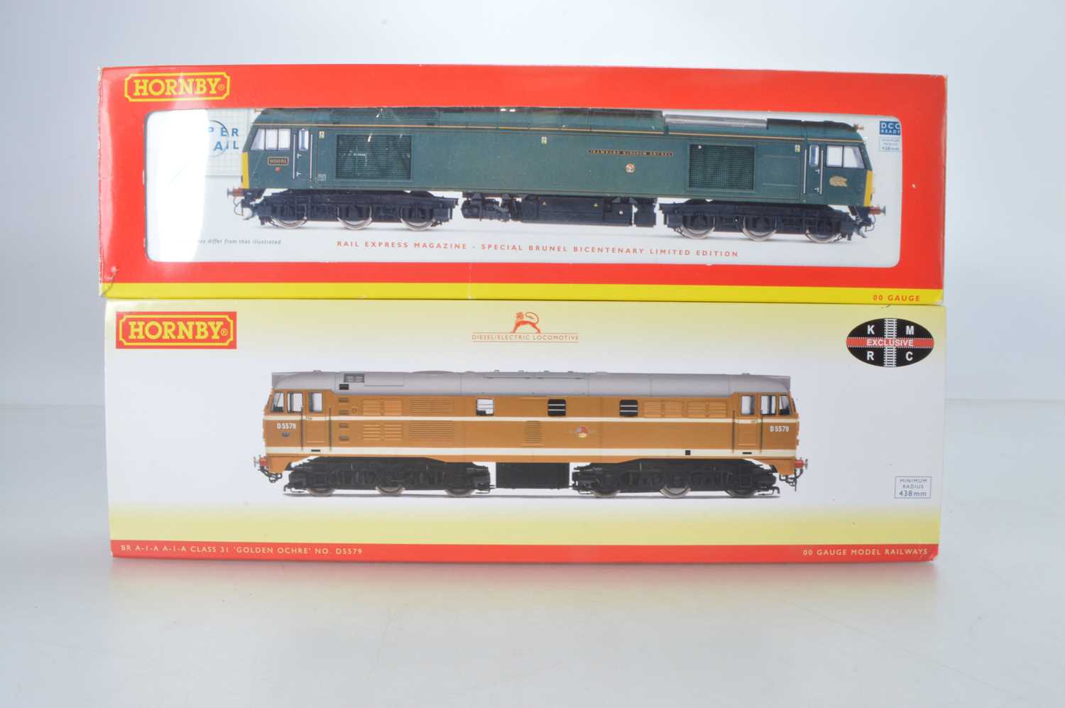 Lot 85 - Hornby (China) boxed 00 Gauge exclusive for Kernow and Rail Express Class 31 and 60 Diesel Locomotives (2)