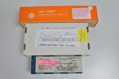 Lot 489 - NU-Cast McGowan and Westward unmade 00 Gauge Locomotive Kits (3)