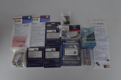 Lot 497 - DCC Concepts Bachmann Microminiatures and other makers ex Shop Stock 00 Gauge Digital DCC Accessories (qty)
