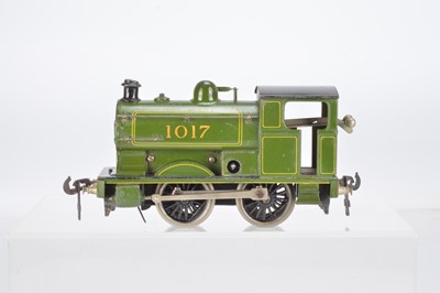 Lot 550 - Bassett Lowke O Gauge 0-4-0 Peckett No 1017