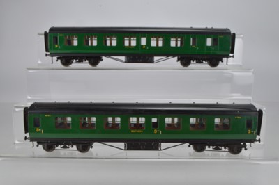 Lot 556 - Exley K6 O Gauge SR side corridor coaches (2)