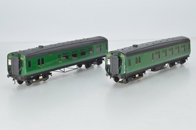Lot 557 - Exley K6 O Gauge SR Power Car No 11164 and all 3rd Brake No 11150 (2)
