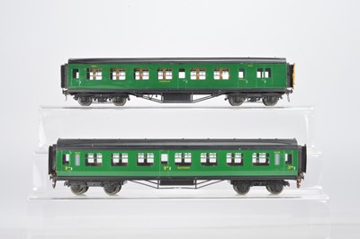 Lot 558 - Exley K6 O Gauge SR  all 3rd Corridor No 8900 and Brake No 6651 (2)