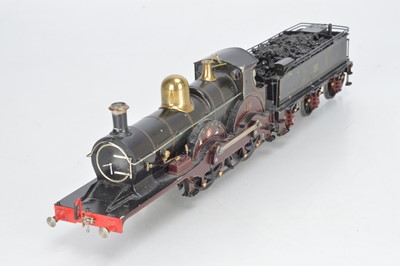 Lot 622 - Possible Scorpion Professionally Kitbuilt and painted O Gauge GWR Dean Armstrong class 'Brunel' No 164-4-0 Loco and tender