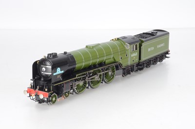Lot 643 - Golden Age Models Finescale O Gauge British Railways ex LNER Peppercorn Class A1 60163 'Tornado' 4-6-2 Locomotive and Tender with display plinth and glass cover