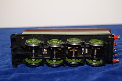 Lot 645 - A Martin Finney O Gauge Finescale kit LSWR T9 (London and South Western Railway) No 117 4-4-0 locomotive and tender accredited as built and painted by Chris Weston with Alan Harris Wheels