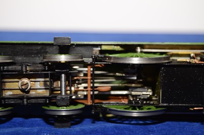 Lot 645 - A Martin Finney O Gauge Finescale kit LSWR T9 (London and South Western Railway) No 117 4-4-0 locomotive and tender accredited as built and painted by Chris Weston with Alan Harris Wheels