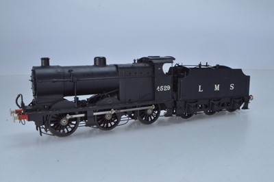 Lot 657 - A Cherry Models or similar O gauge 0-6-0 locomotive and Tender LMS finished in black No 4529