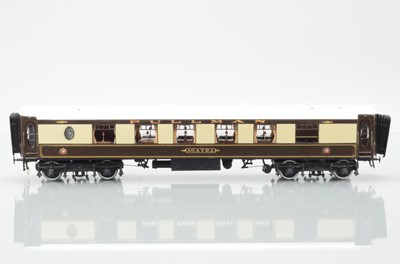 Lot 663 - Westdale/ Kenard Models O Gauge Pullman Car 'Agatha', with Kenard Models label to underside No 385