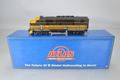 Lot 697 - Atlas Motive Power item 3615 -1 O Gauge F-2/F-3 Ph1 Locomotive Rio Grande  552A