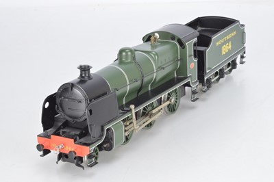 Lot 733 - Corgi / Bassett Lowke modern issue Ref BL9 SR lined Green Maunsell 'N' class mogul No 1864 2-6-0 Loco and tender  limited edition plaque no 15