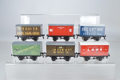 Lot 772 - ACE Trains O Gauge Private Owners Vans Sets (2 boxes 6 vans)