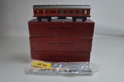 Lot 778 - ACE Trains O Gauge LMS coaches and  Conversion Kit C/1 RK (3 Boxes 1 packet)