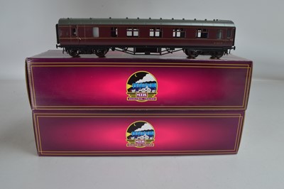 Lot 783 - MTH Electric Trains O Gauge LMS standard coaches (3 boxes)